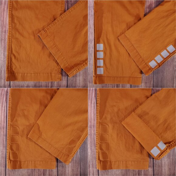 *FLAWS* Arcteryx A2B Chino Pants Mens Size 30X31 Trim Fit Reflective Cuffs Roll - Picture 8 of 14